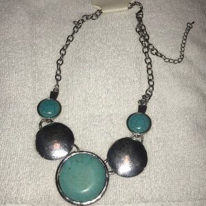 Necklace Turquoise stone costume jewelry